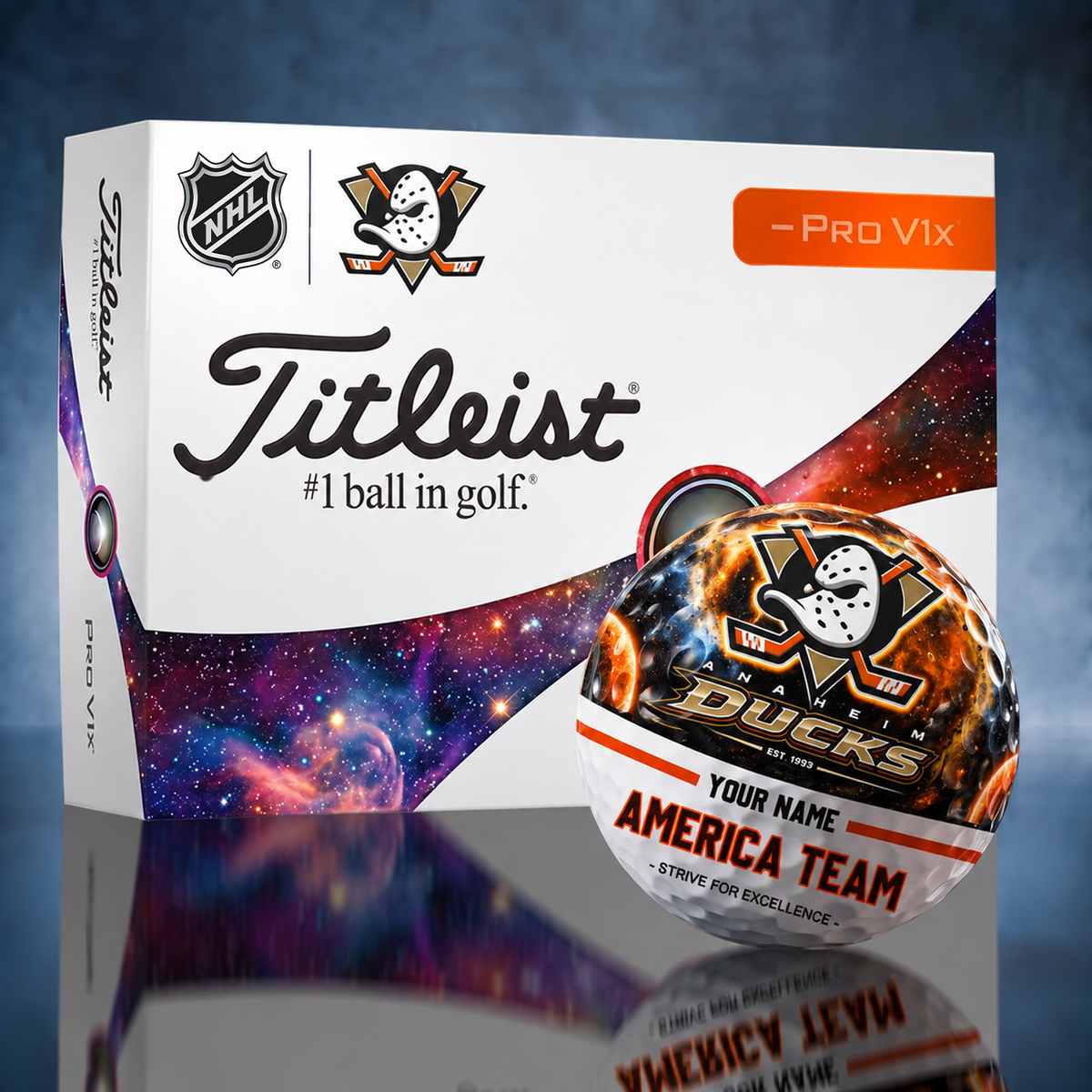 Titleist ANA x Premium NHL PERSONALIZED GOLF BALL LIMITED EDITION V7