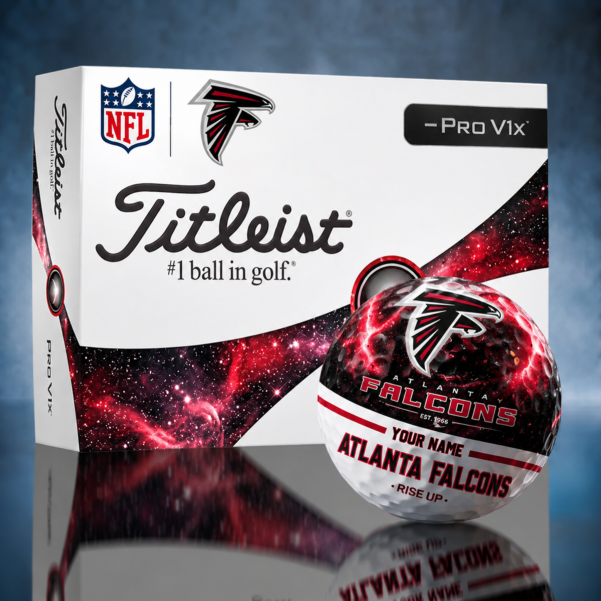 Titleist ATL x Premium NFL DAL PERSONALIZED GOLF BALL LIMITED EDITION V7