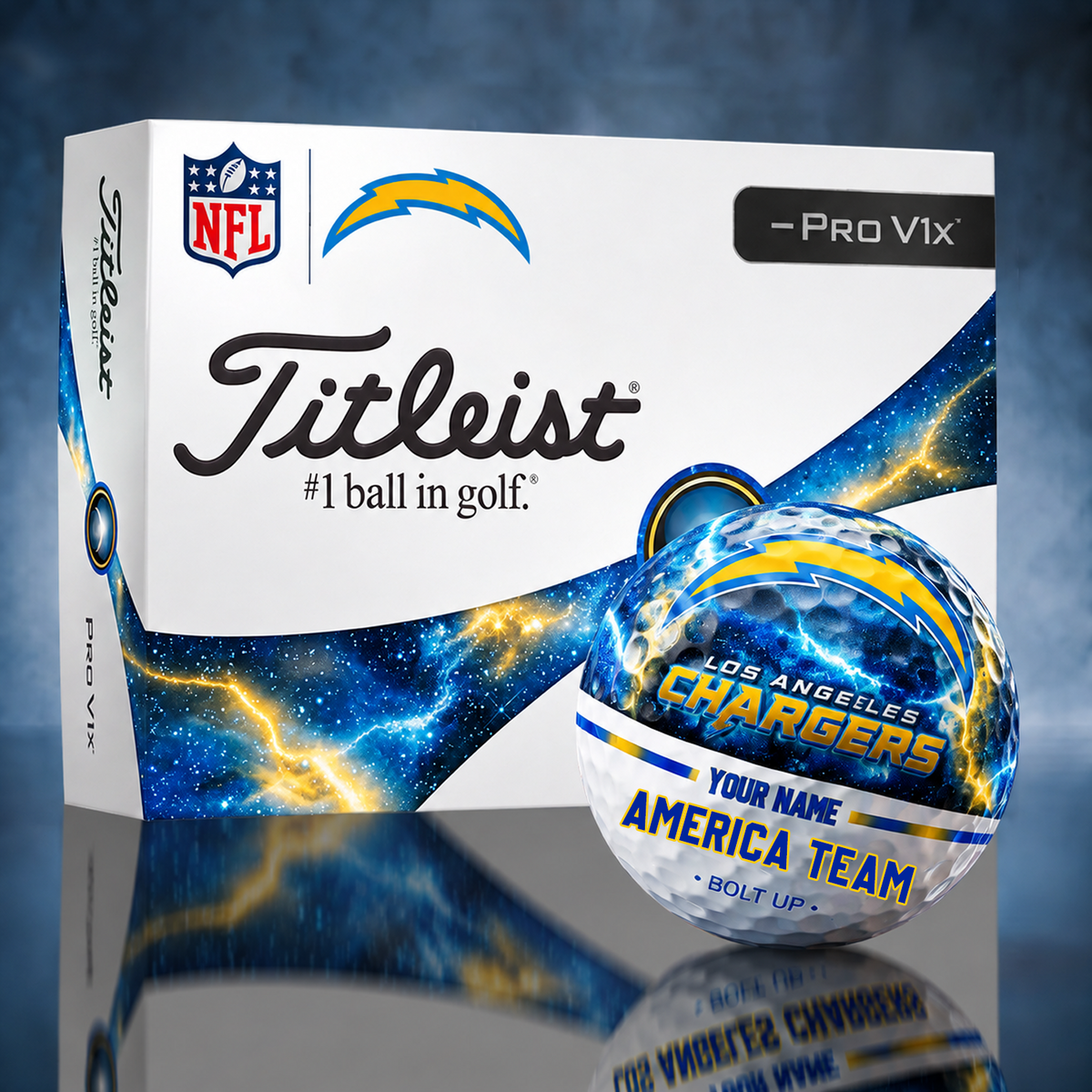 Titleist LAC x Premium NFL DAL PERSONALIZED GOLF BALL LIMITED EDITION V7
