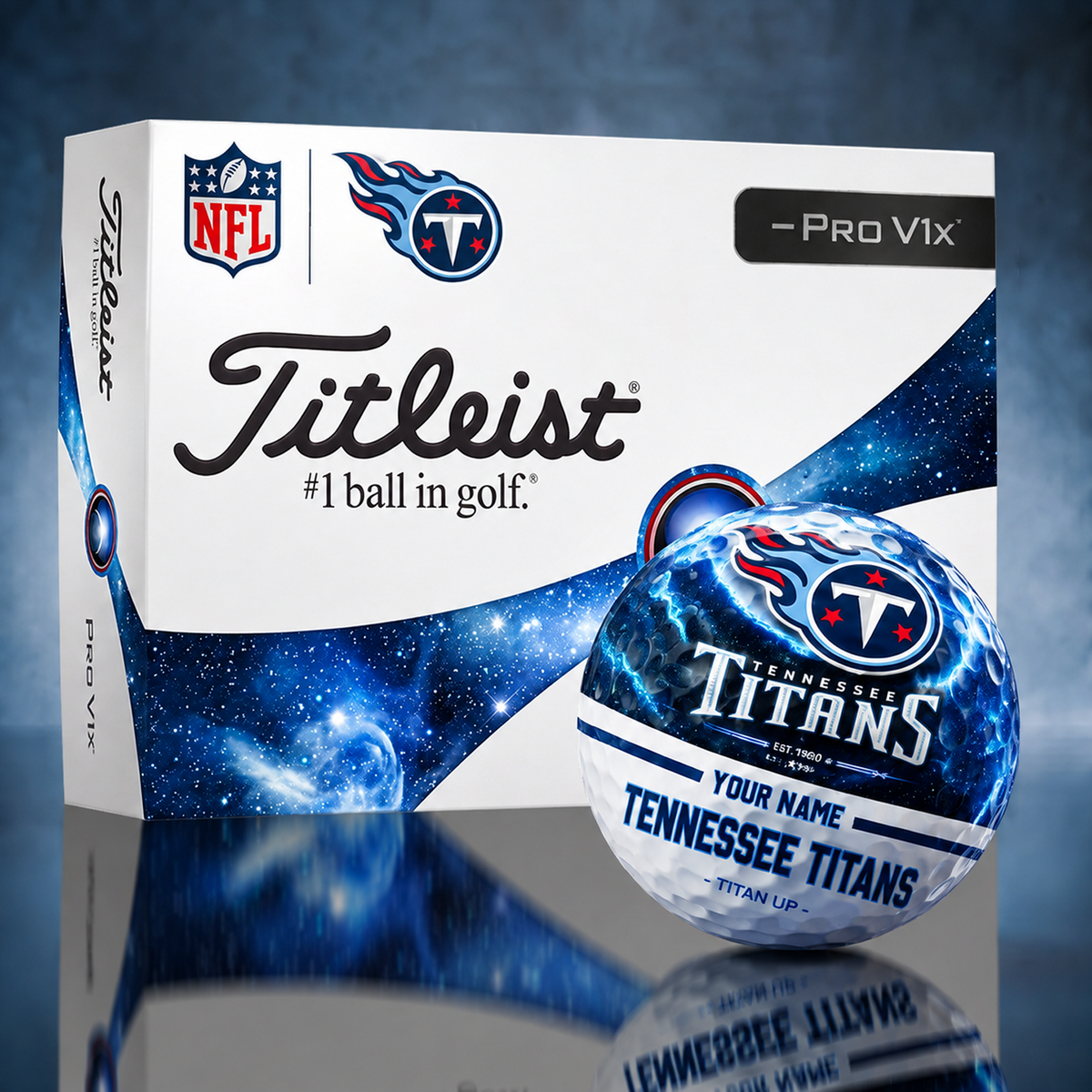 Titleist TEN x Premium NFL DAL PERSONALIZED GOLF BALL LIMITED EDITION V7