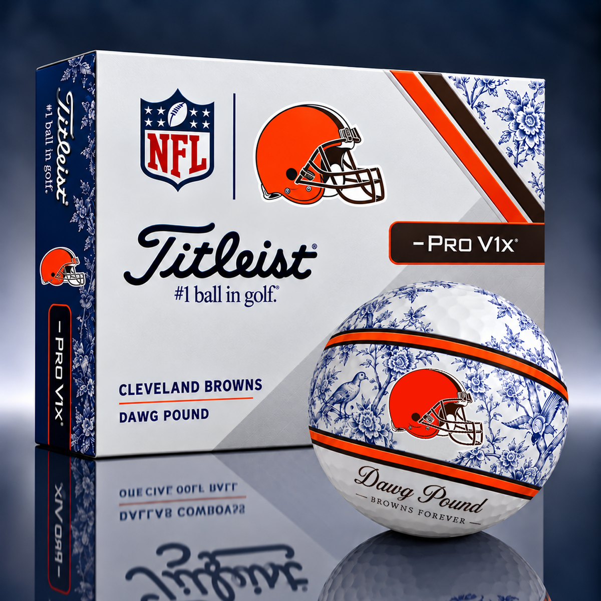 Titleist X Dior Premium NFL CLE PERSONALIZED GOLF BALL LIMITED EDITION