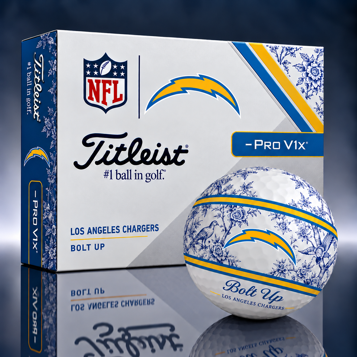 Titleist X Dior Premium NFL LAC PERSONALIZED GOLF BALL LIMITED EDITION