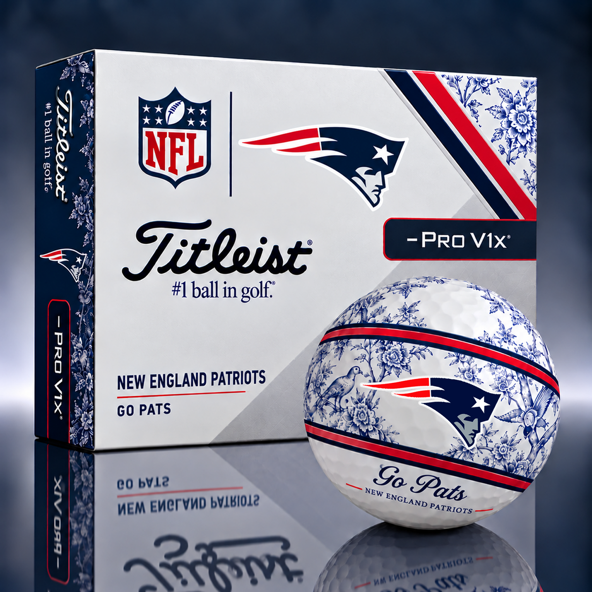 Titleist X Dior Premium NFL NE PERSONALIZED GOLF BALL LIMITED EDITION