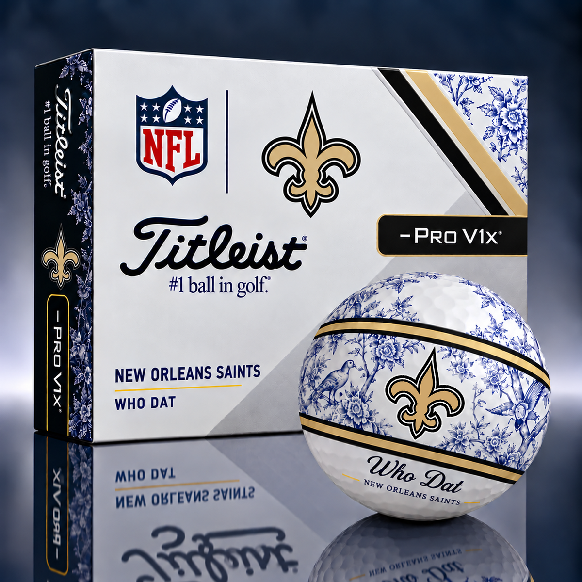 Titleist X Dior Premium NFL NO PERSONALIZED GOLF BALL LIMITED EDITION
