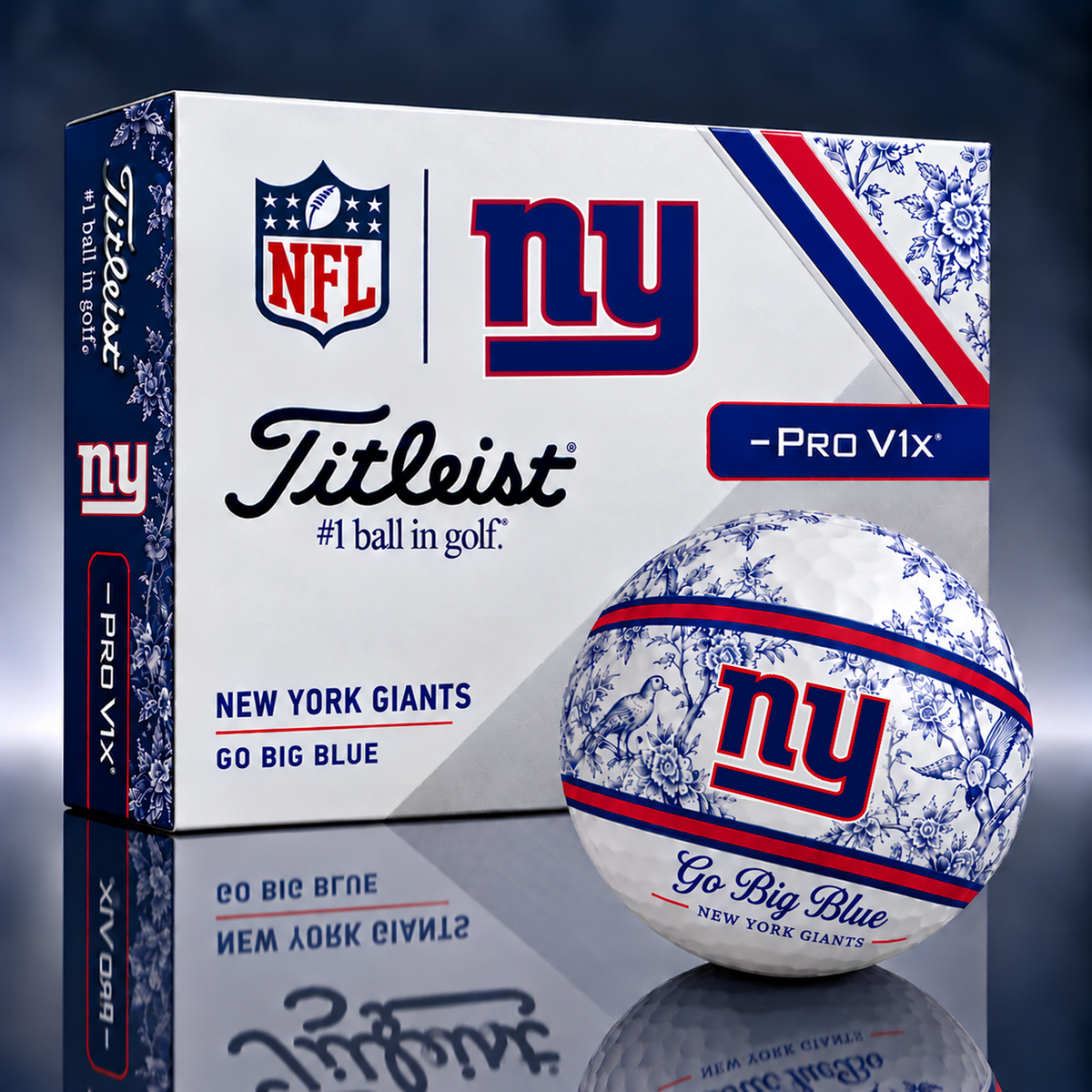 Titleist X Dior Premium NFL NYG PERSONALIZED GOLF BALL LIMITED EDITION