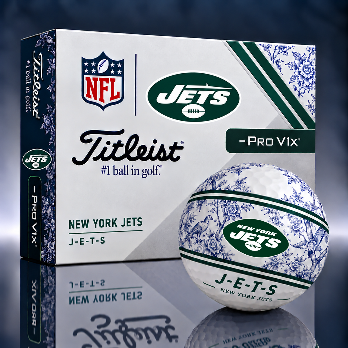 Titleist X Dior Premium NFL NYJ PERSONALIZED GOLF BALL LIMITED EDITION