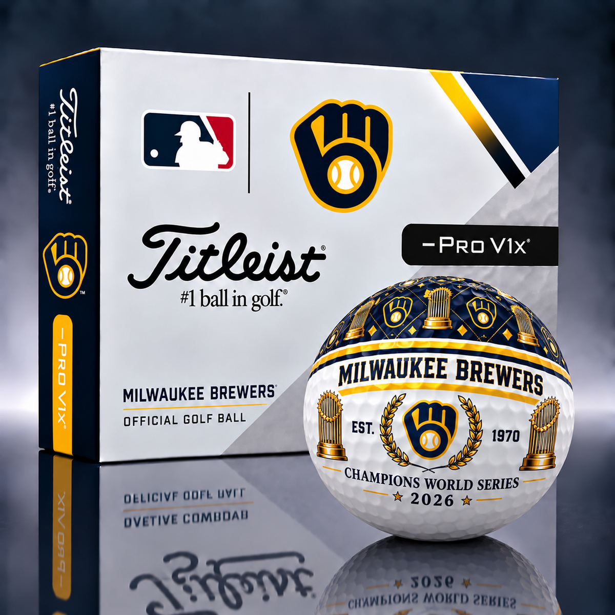Titleist X Premium MLB MIL Champions World Series 2026 GOLF BALL 3110 V3