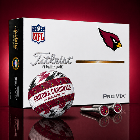 Titleist X Premium NFL ARI  PERSONALIZED GOLF BALL LIMITED EDITION