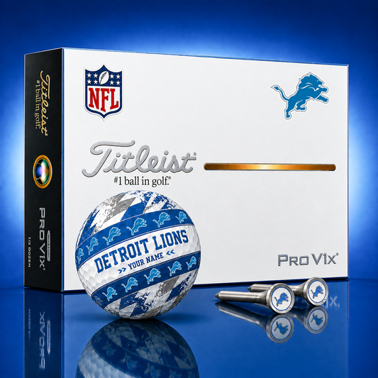 Titleist X Premium NFL DET PERSONALIZED GOLF BALL LIMITED EDITION