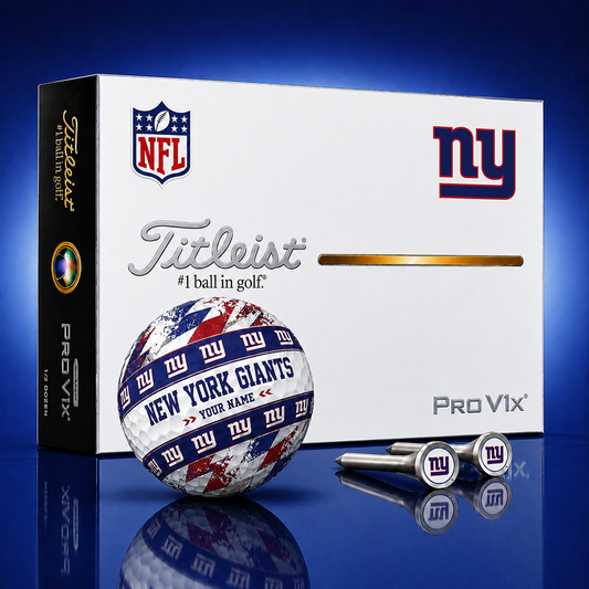 Titleist X Premium NFL NYG PERSONALIZED GOLF BALL LIMITED EDITION