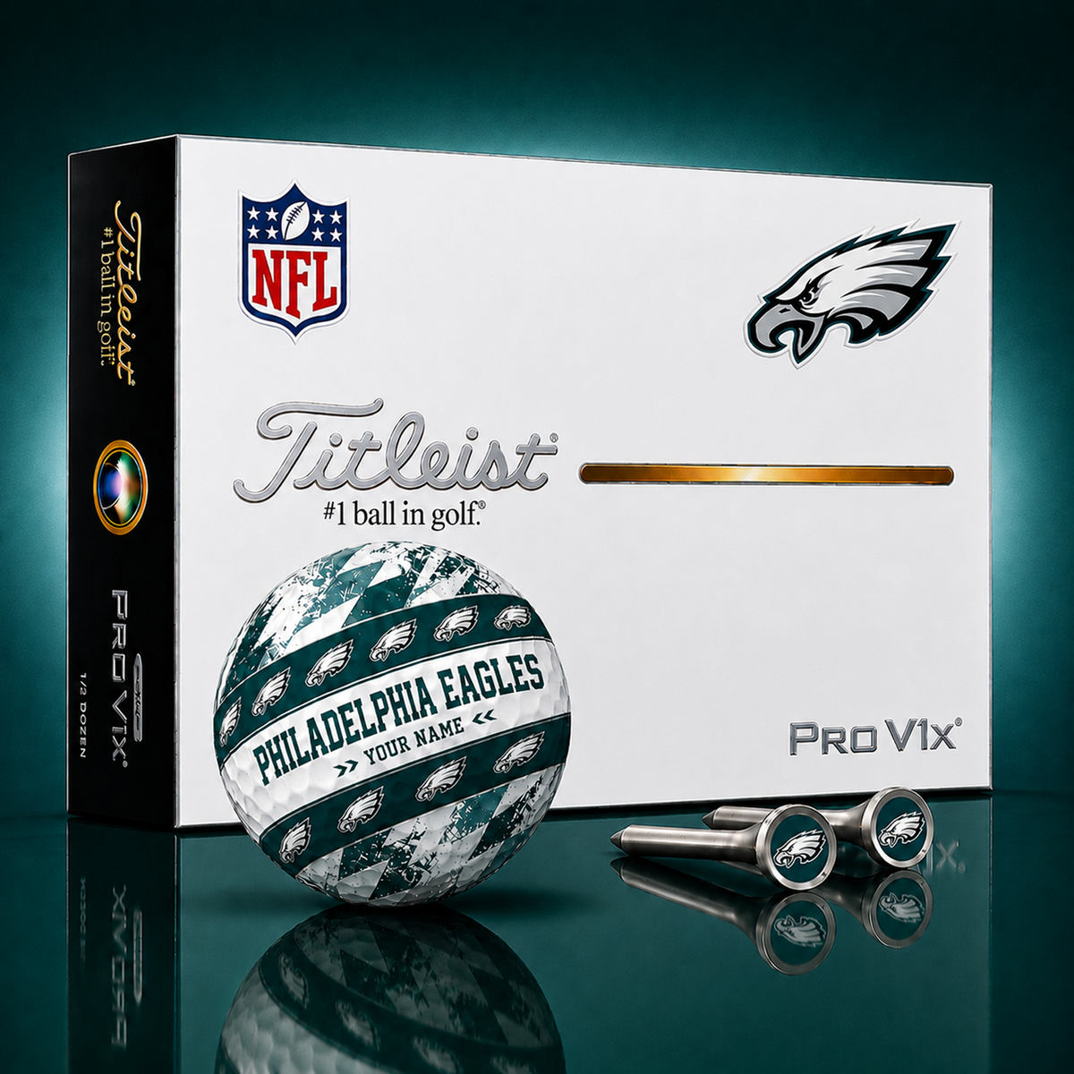 Titleist X Premium NFLPHI PERSONALIZED GOLF BALL LIMITED EDITION