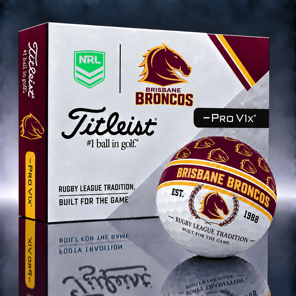 Titleist X Premium NRL BRI PERSONALIZED GOLF BALL LIMITED EDITION V5