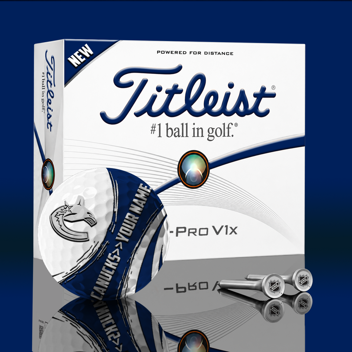 VAN x NHL PERSONALIZED GOLF BALL LIMITED EDITION