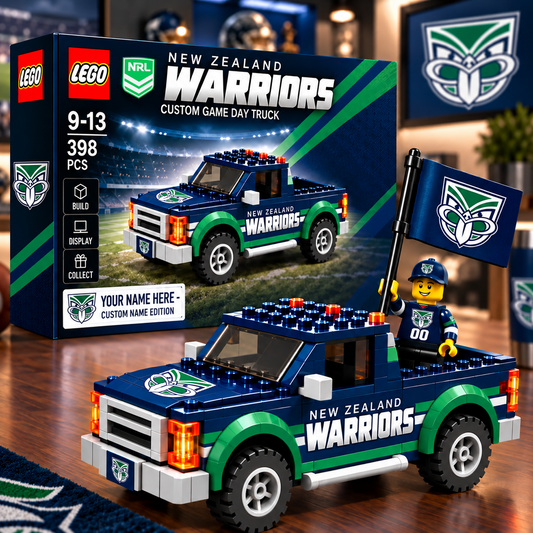 WAR x NRL Building Blocks Truck Toy Set V2