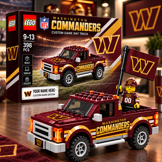 WAS x NFL Building Blocks Truck Toy Set V2