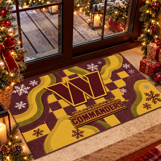 WAS x NFL Christmas Doormat