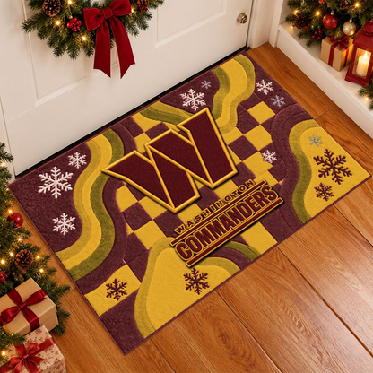 WAS x NFL Christmas Doormat