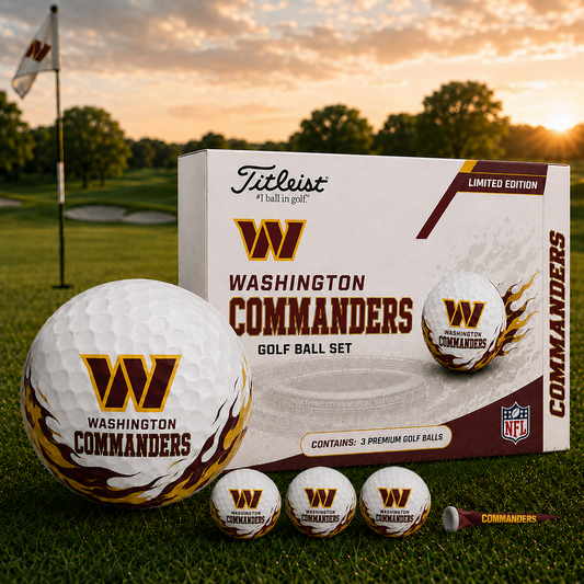 WAS x NFL Inspired Golf Ball Set – 3 Premium Golf Balls