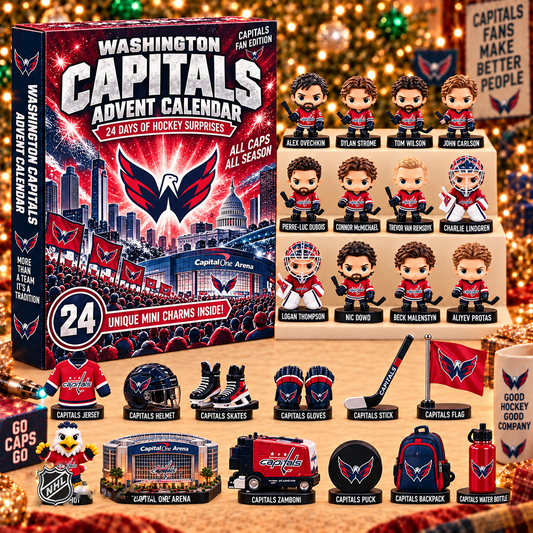 WAS x NHL Game Day Premium Personalized 24 Days Of Advent Calendar