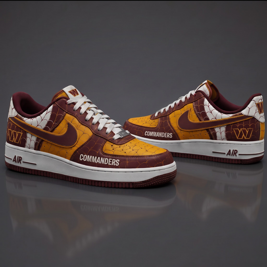 WC NFL x Spider Premium AF1 Sneakers Limited Edition Gift for Football Fans