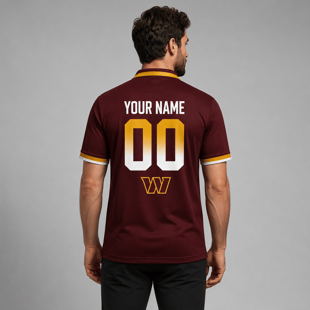 WC Premium NFL Personalized Match Day Polo Shirt