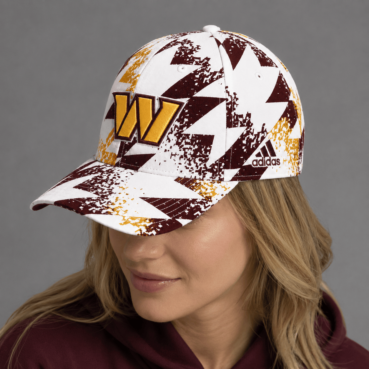WC Premium NFL Sports Fan Geometric Pattern Baseball Cap