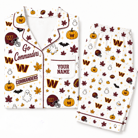 WC x NFL Halloween Personalized Set Long Pajamas