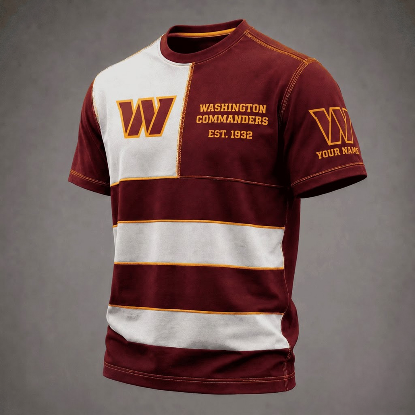 WC x NFL Premium Vintage All Over Print T-Shirt 3D Personalized Gift For True Fan