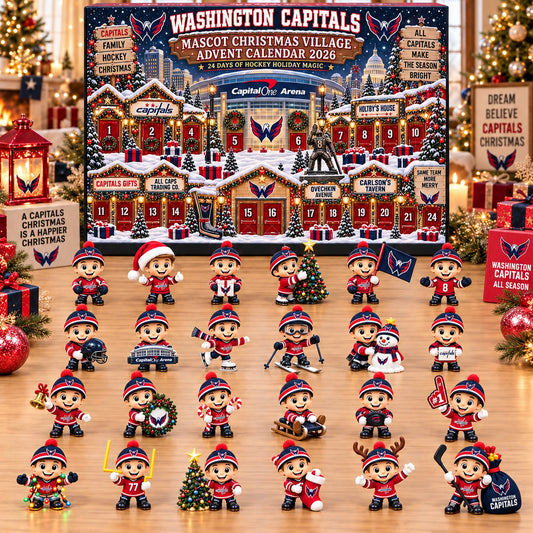 WC x NHL Mascot Christmas Village Advent Calendar Blink Box