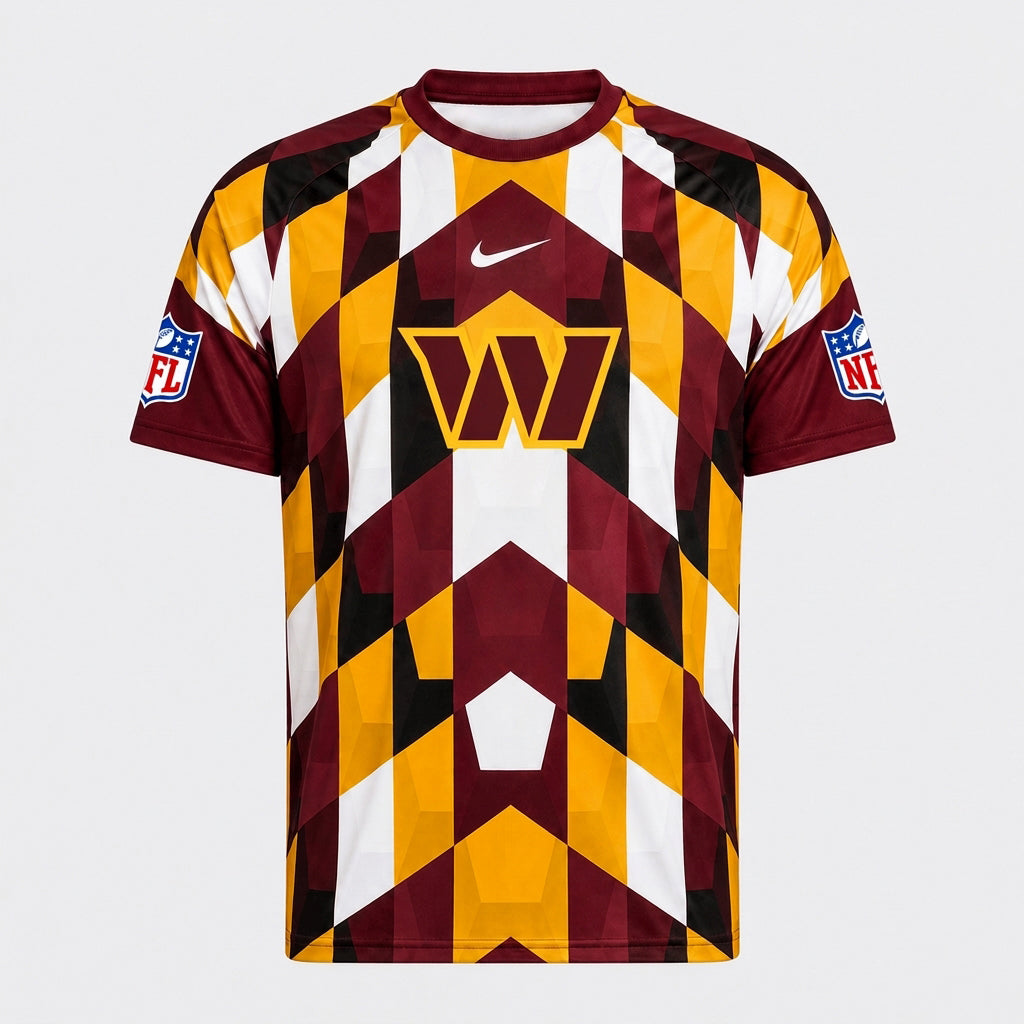 WC x Premium NFL Geometric Fan Performance T-Shirt