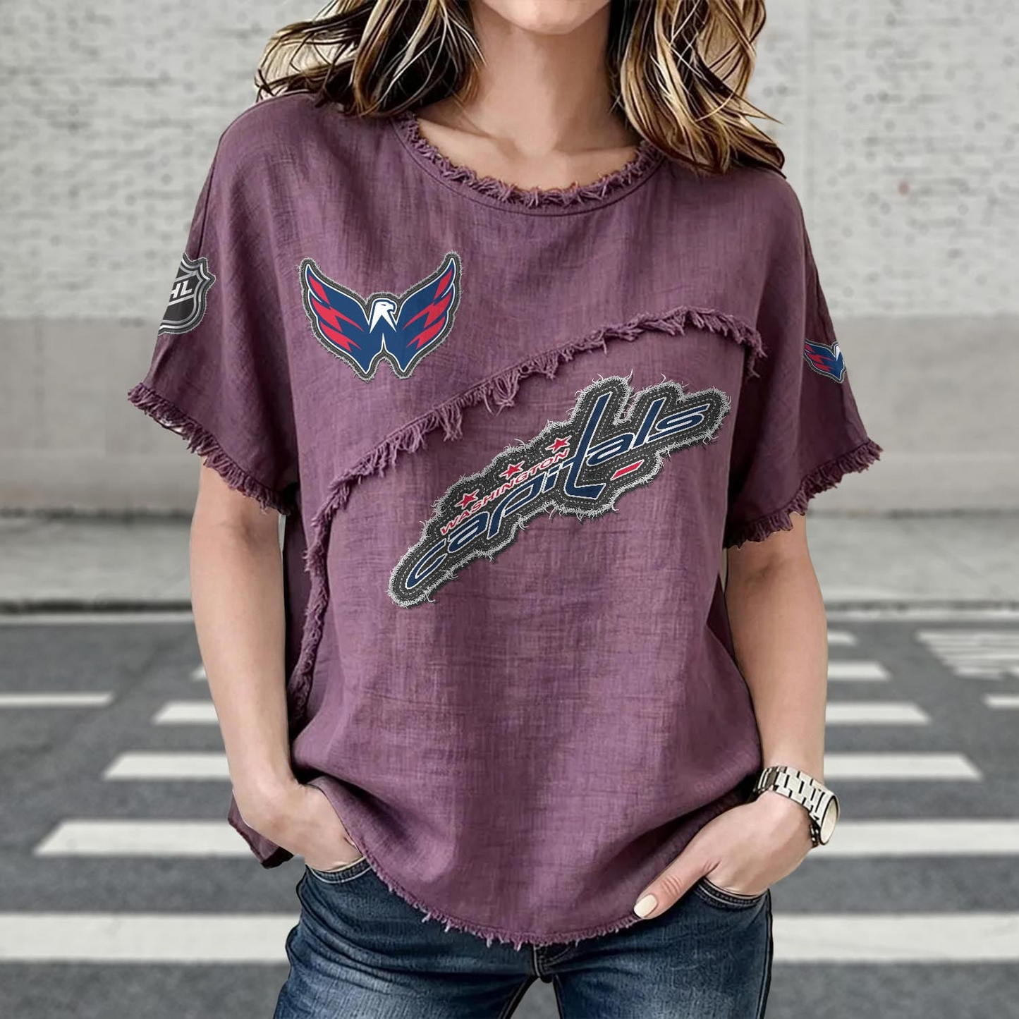 WSH x NHL Women’???s Vintage O-Neck 2905 DatND DVT