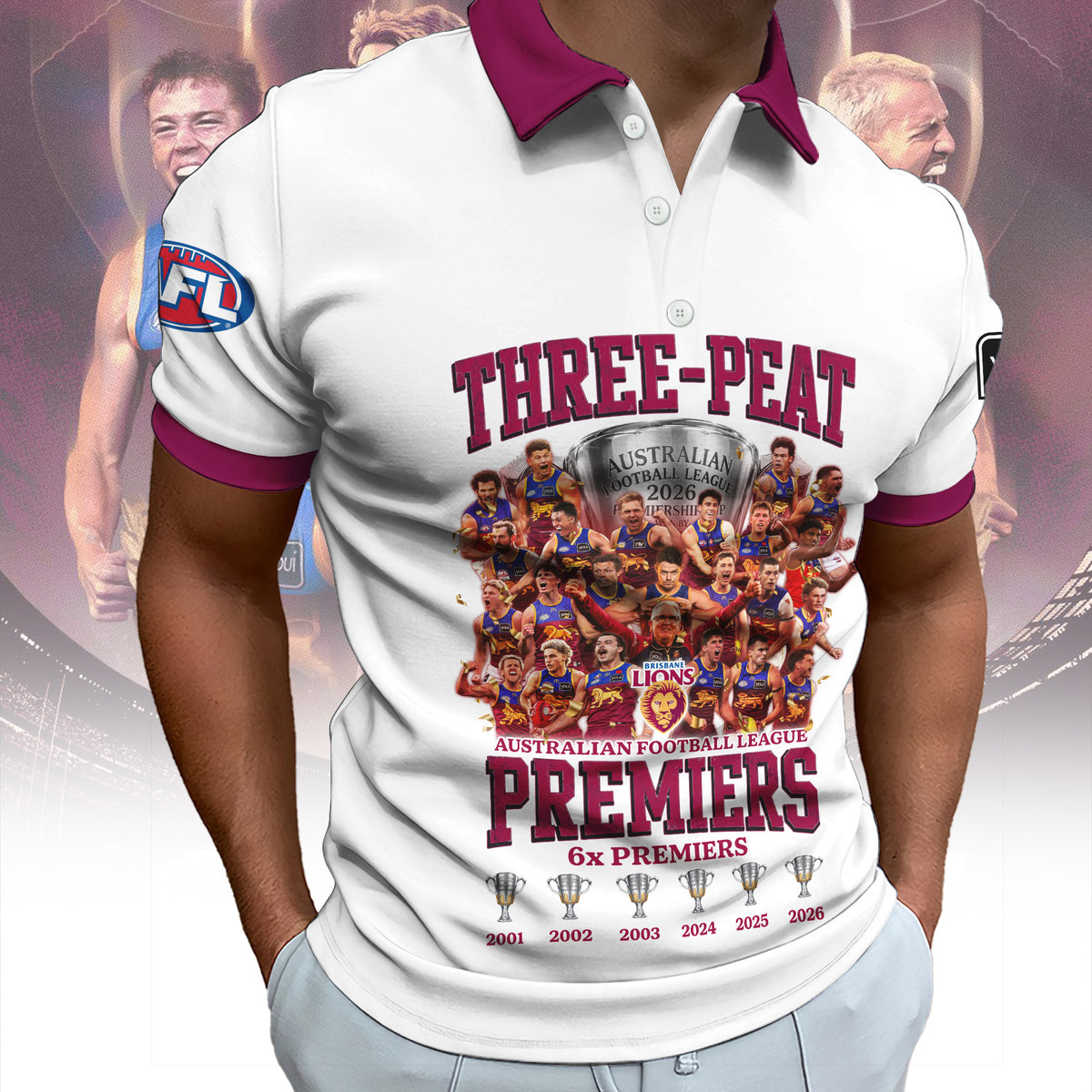 PREMIUM AFL X BL THANK FOR MEMORIES CHAMPIONSHIP POLO  V3 LIMITED EDITION NDT NHM 2026